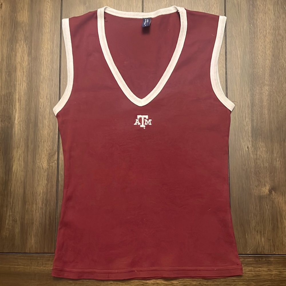 Ladies Texas A&M tank top sleeveless Tee small